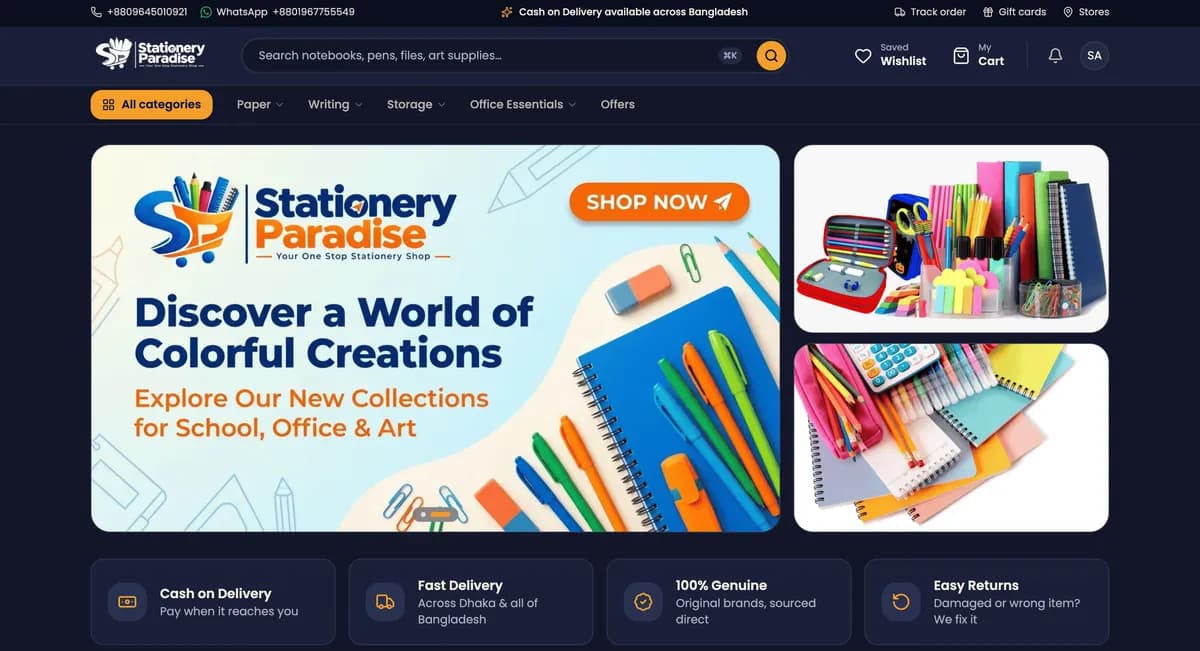 Stationery Paradise - Online Stationery  Shop